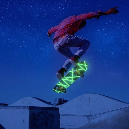 Nastro Multiuso Fluorescente Adesivo si illumina al buio 6 ore 15mm x 3mt