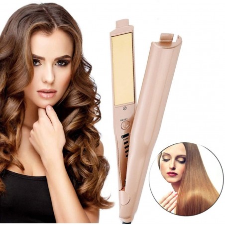Piastra 2 in 1 ariccia e liscia capelli 186892 IRONTWIST sistema digitale