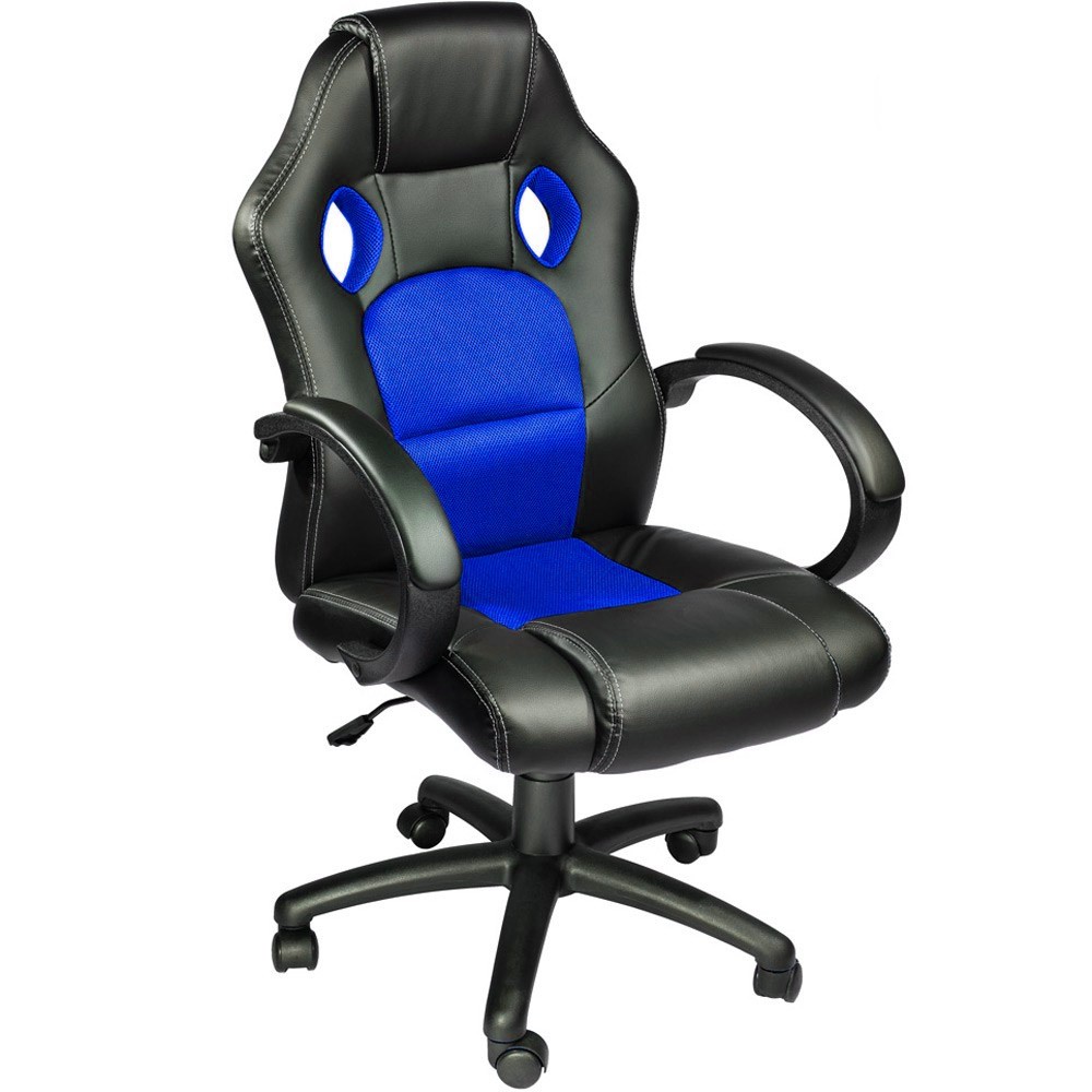 Sedia da ufficio Gaming Racer in ecopelle 4...