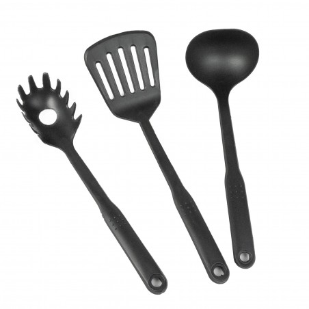 Set 3 teglie rettangolari DGBAVARIA pietra GRIGIA 140019 mestoli manici silicone