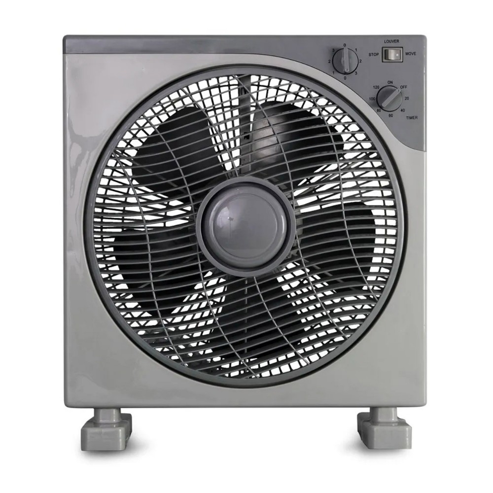 Ventilatore quadrato FELICIA box fun pala 30 cm 3 velocità 45w funzione timer