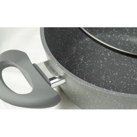 Set batteria pentole 255010 DGBavaria 9PZ padelle pietra antiaderente induzione