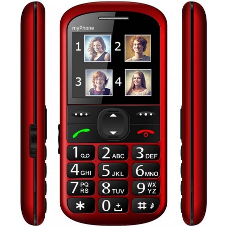 Halo 2 Cellulare per anziani doppia batteria e base di ricarica 2.2" tasto SOS