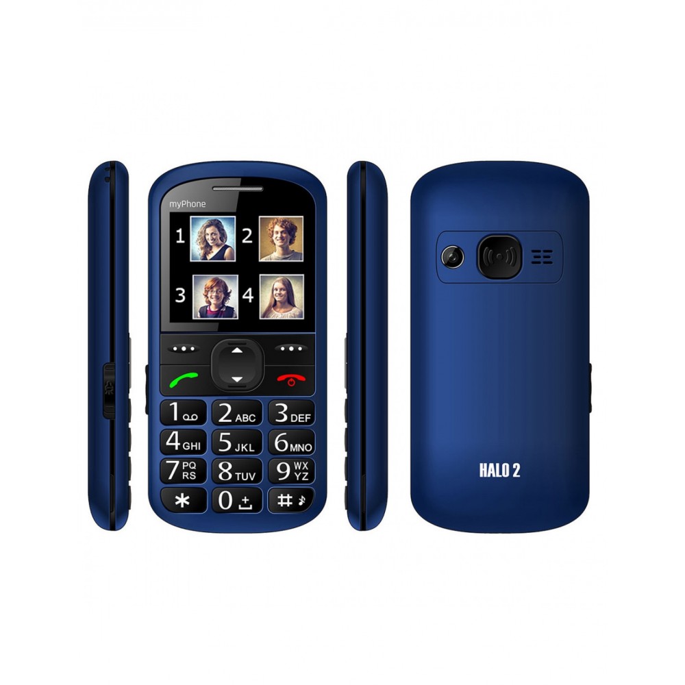 Halo 2 Cellulare per anziani doppia batteria e...