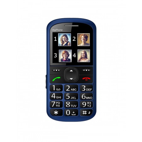 Halo 2 Cellulare per anziani doppia batteria e base di ricarica 2.2" tasto SOS