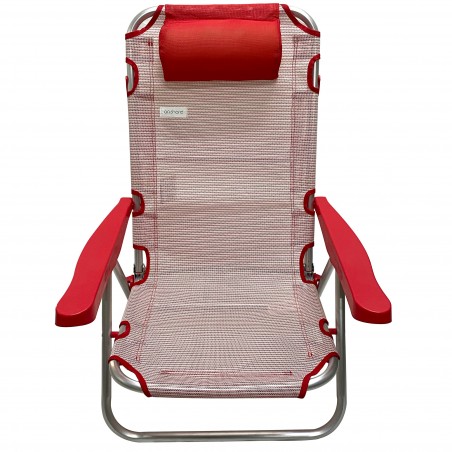 Spiaggina reclinabile ONSHORE in alluminio 545119 da spiaggia textilene