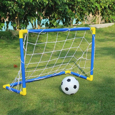 Porta da calcio 492062 telaio in plastica rete per bambini 79x50x43 cm