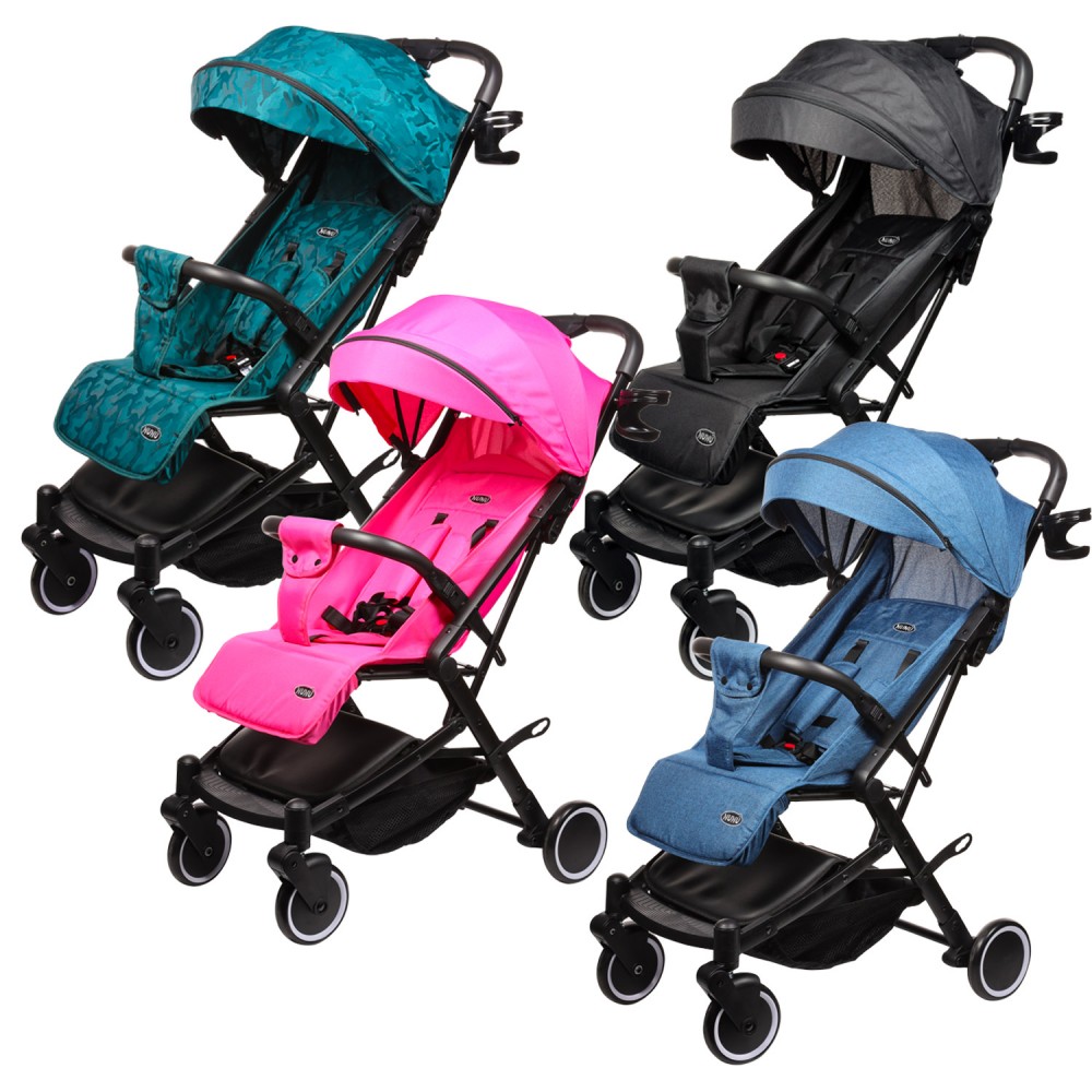 Passeggino NU-308 pieghevole con funzione trolley Nunu' Rapid 4 colori