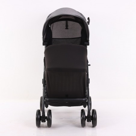 Passeggino NUNU' BUGSY NU-K1-GR Linen GRAY 516643 pieghevole Trolley coprigambe
