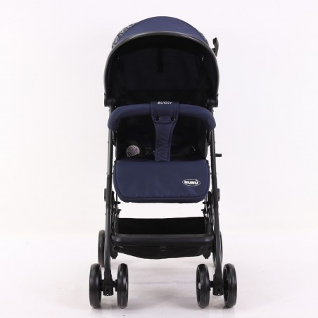 Passeggino NUNU' BUGSY NU-C1-BL color BLU pieghevole 516629  Trolley coprigambe