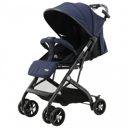 Passeggino NUNU' BUGSY NU-C1-BL color BLU pieghevole 516629  Trolley coprigambe