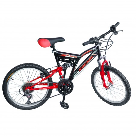 Bici 20" ROCKIN BIAMMORTIZZATA con 2 freni e cambio shimano 12 Vel BKT BTB20