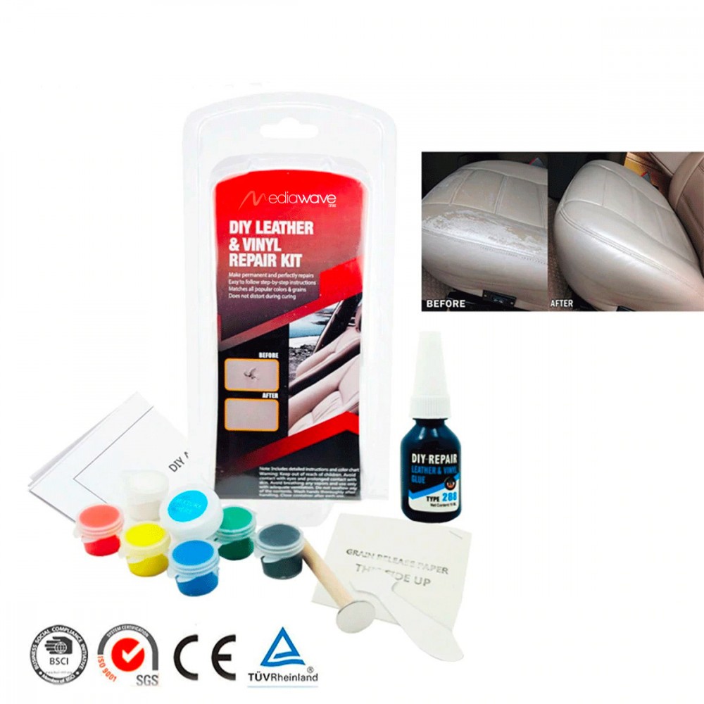 Kit fai da te DIY LEATHER VINYL restauro Pelle e Superfici in vinile MWS