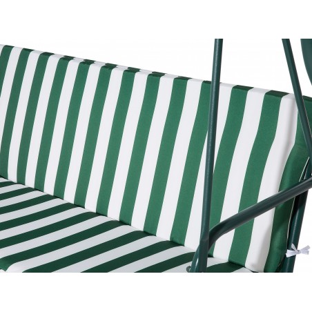 Dondolo 3 posti 349001 struttura acciaio verniciato 170x110x152cm tubolare 16mm