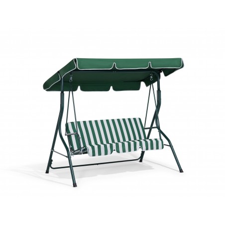 Dondolo 3 posti 349001 struttura acciaio verniciato 170x110x152cm tubolare 16mm