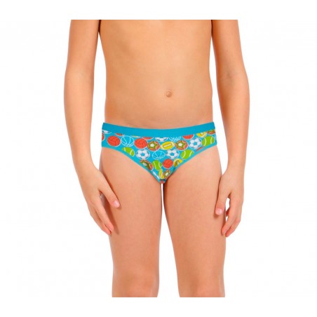 Pack di 3, 6 o 12 slip con stampe colorate per bambini da 2 a 13 anni design vivace e colorato