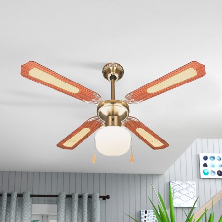 Ventilatore da soffitto DIVINA AIR con luce DA51011 quattro pale 70W 130cm