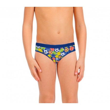 Pack di 3, 6 o 12 slip con stampe colorate per bambini da 2 a 13 anni design vivace e colorato