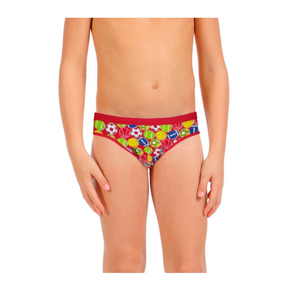 Pack di 3, 6 o 12 slip con stampe colorate per bambini da 2 a 13 anni design vivace e colorato