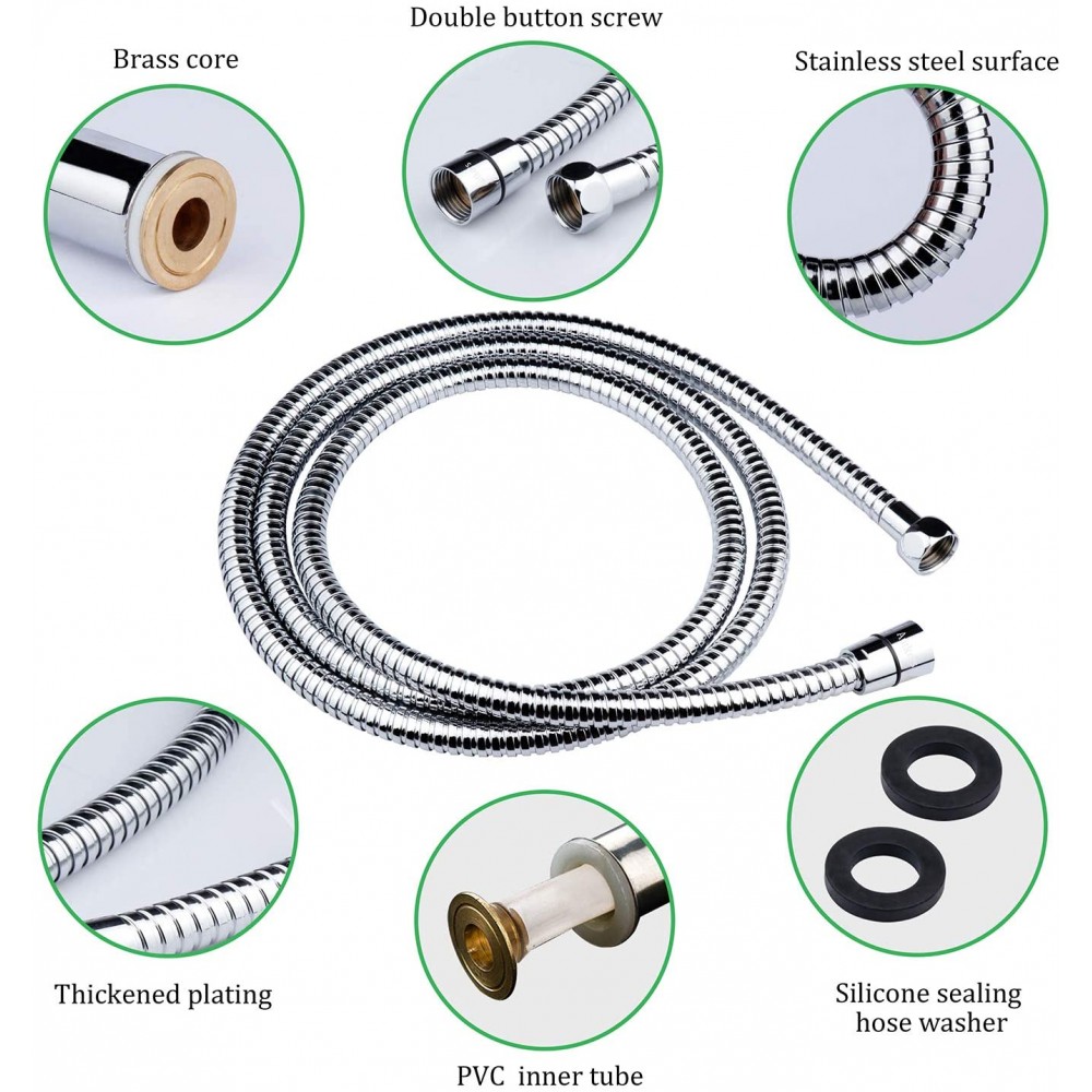 RILUX Tubo Flessibile 150 cm in metallo per...