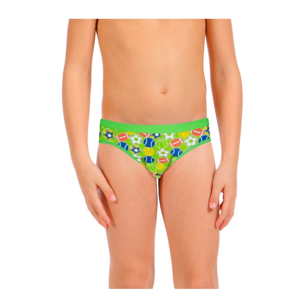 Pack di 3, 6 o 12 slip con stampe colorate per bambini da 2 a 13 anni design vivace e colorato