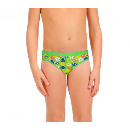 Pack di 3, 6 o 12 slip con stampe colorate per bambini da 2 a 13 anni design vivace e colorato