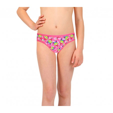 Pack di 12 slip con stampe colorate per bambine da 2 a 13 anni design vivace e allegro