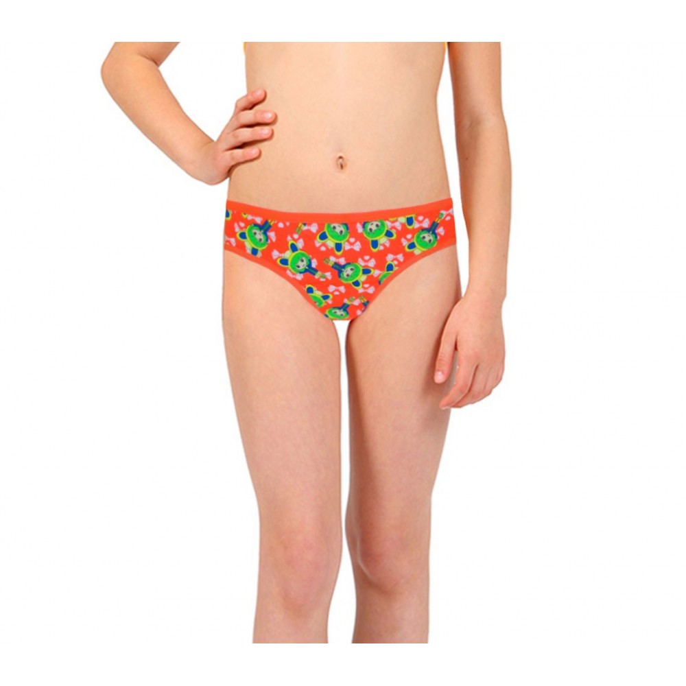 Pack di 12 slip con stampe colorate per bambine da 2 a 13 anni design vivace e allegro