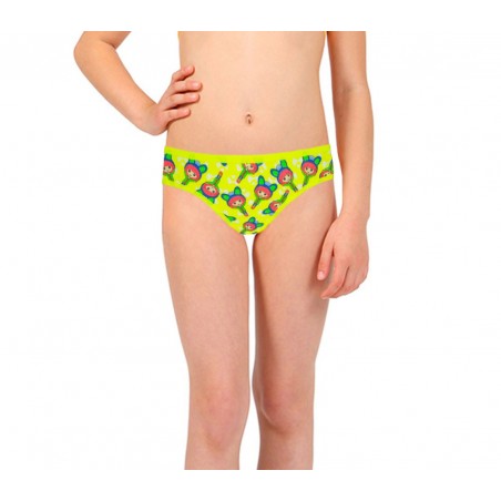 Pack di 12 slip con stampe colorate per bambine da 2 a 13 anni design vivace e allegro