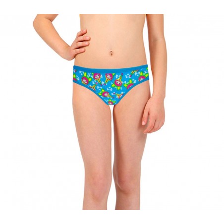 Pack di 12 slip con stampe colorate per bambine da 2 a 13 anni design vivace e allegro