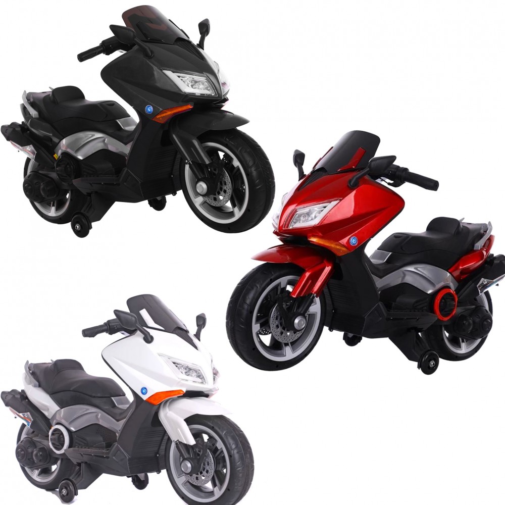 Moto MAGNUM BKT 12V elettrica B34707A per bambini con luci e suoni MP3 USB