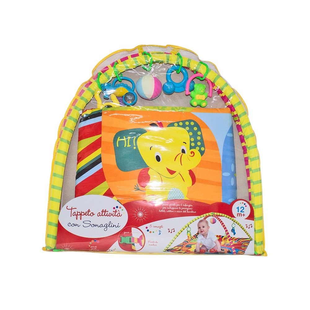 Tappeto attivita' con 5 sonaglini Tu Giochi...