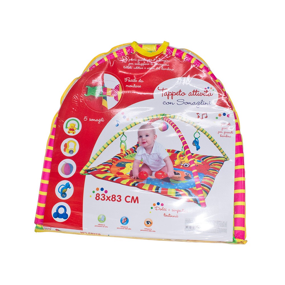 Tappeto attivita' con 5 sonaglini Tu Giochi...