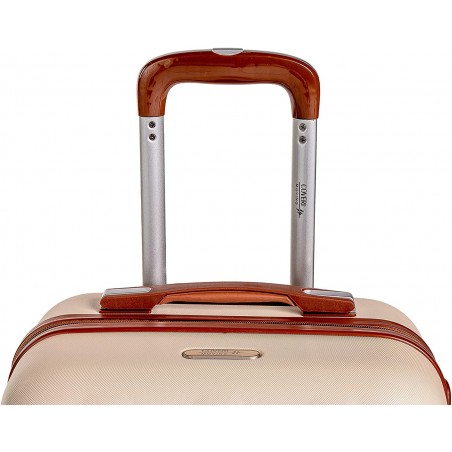 Coveri Collection Set 3 trolley viaggio ABS 6065013 BERLINO Beige e Marrone