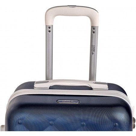 Coveri Collection Set 3 trolley viaggio ABS 6065015 BERLINO Blu e Bianco