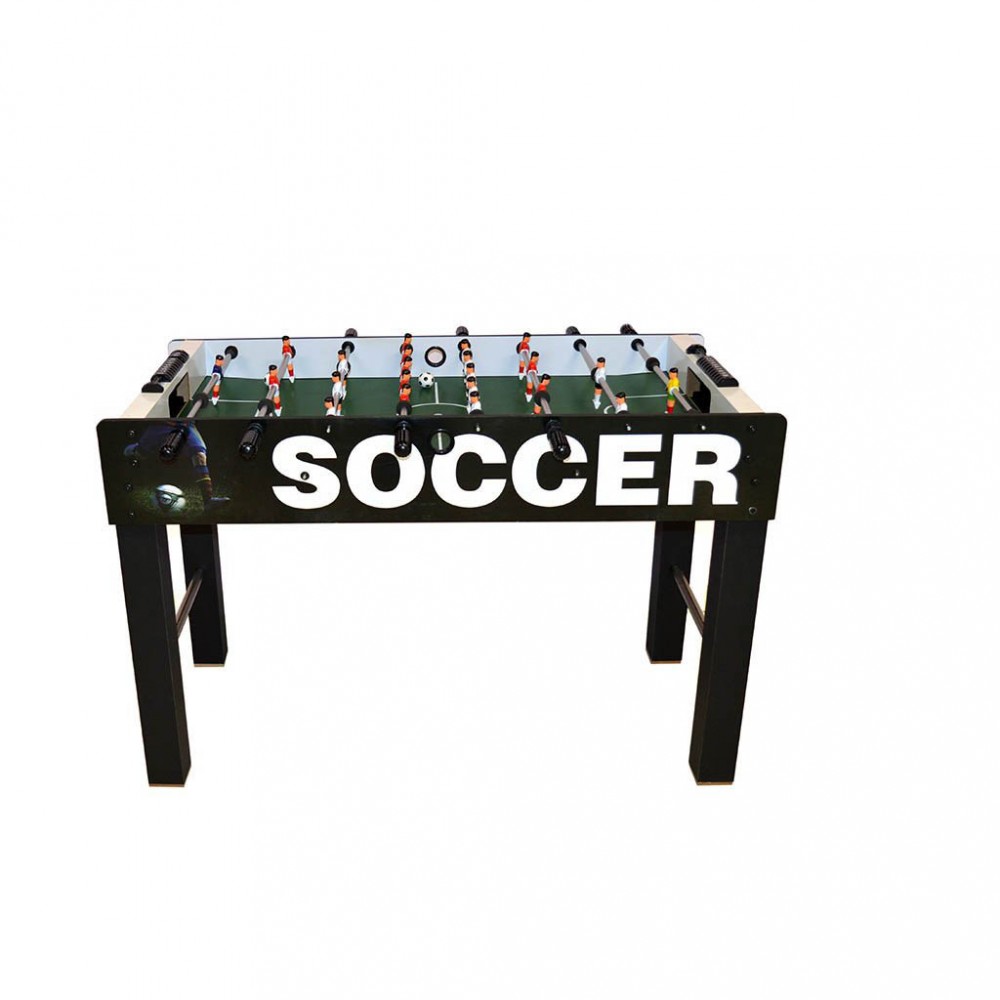 Calcio balilla 410837 Tavolo CALCETTO 4 stecche 126x12x63h cm gioco societa'