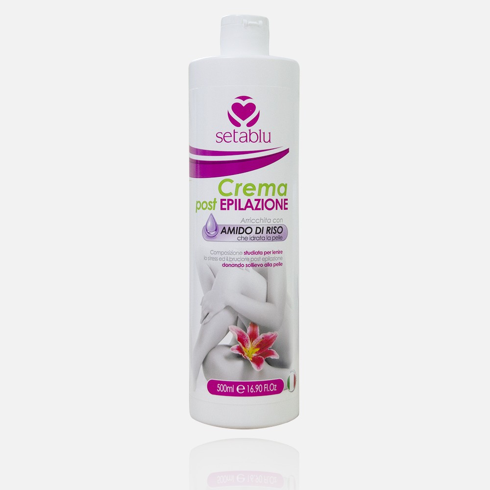 SETABLU Crema post Epilazione amido di riso 500ml Attenua ...