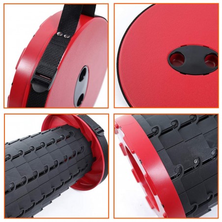 Sgabello Poggiapiedi Portatile a Scomparsa 72964 Sedia Telescopica con Manico