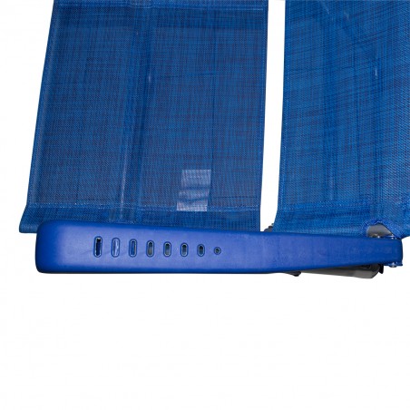 Sedia sdraio 379530 reclinabile 8 posizioni con braccioli tubo 22mm alluminio