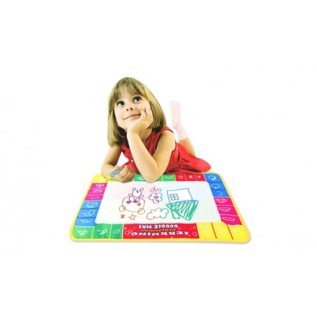 Tappeto magico per colorare 48 x 36 cm 2 modelli pennarello ad acqua