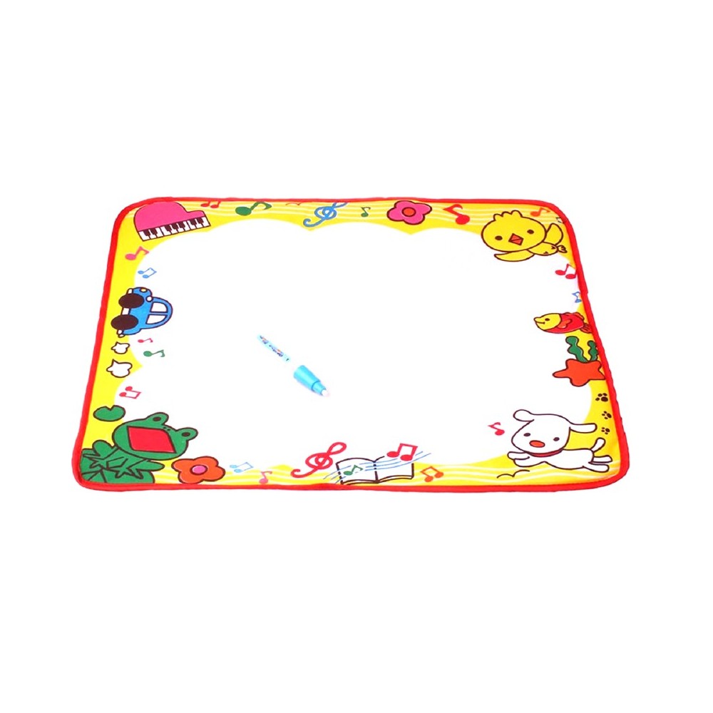 Tappeto magico per colorare 48 x 36 cm 2 modelli pennarello ad acqua
