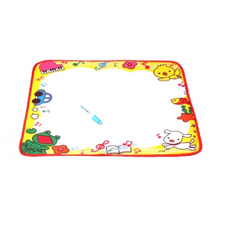 Tappeto magico per colorare 48 x 36 cm 2 modelli pennarello ad acqua Tappeto magico per colorare 48 x 36 cm 2 modelli pennarello ad acqua