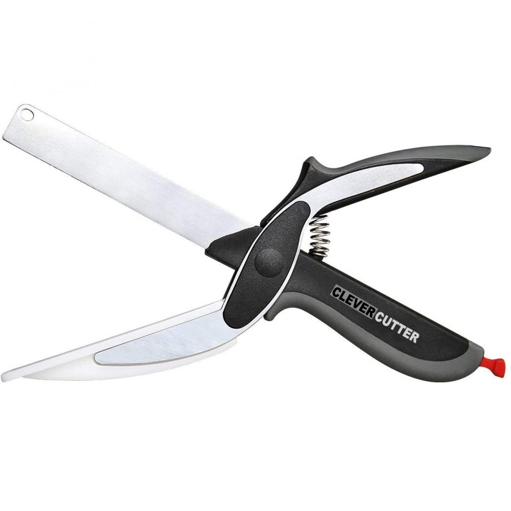 Smart Cutter 2 in 1 Forbice e Coltello 466359 Lame in acciaio e impugnatura soft