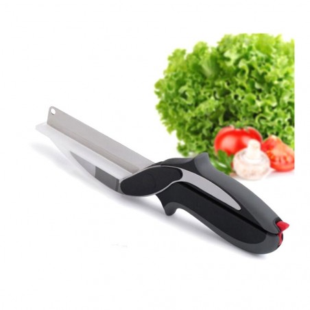 Smart Cutter 2 in 1 Forbice e Coltello 466359 Lame in acciaio e impugnatura soft
