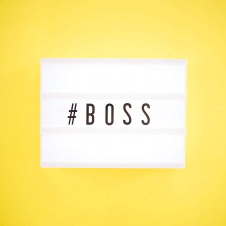 Pannello luminoso XL0445B per messaggi a led ( A6 ) 15x10.5x4 cm a batterie