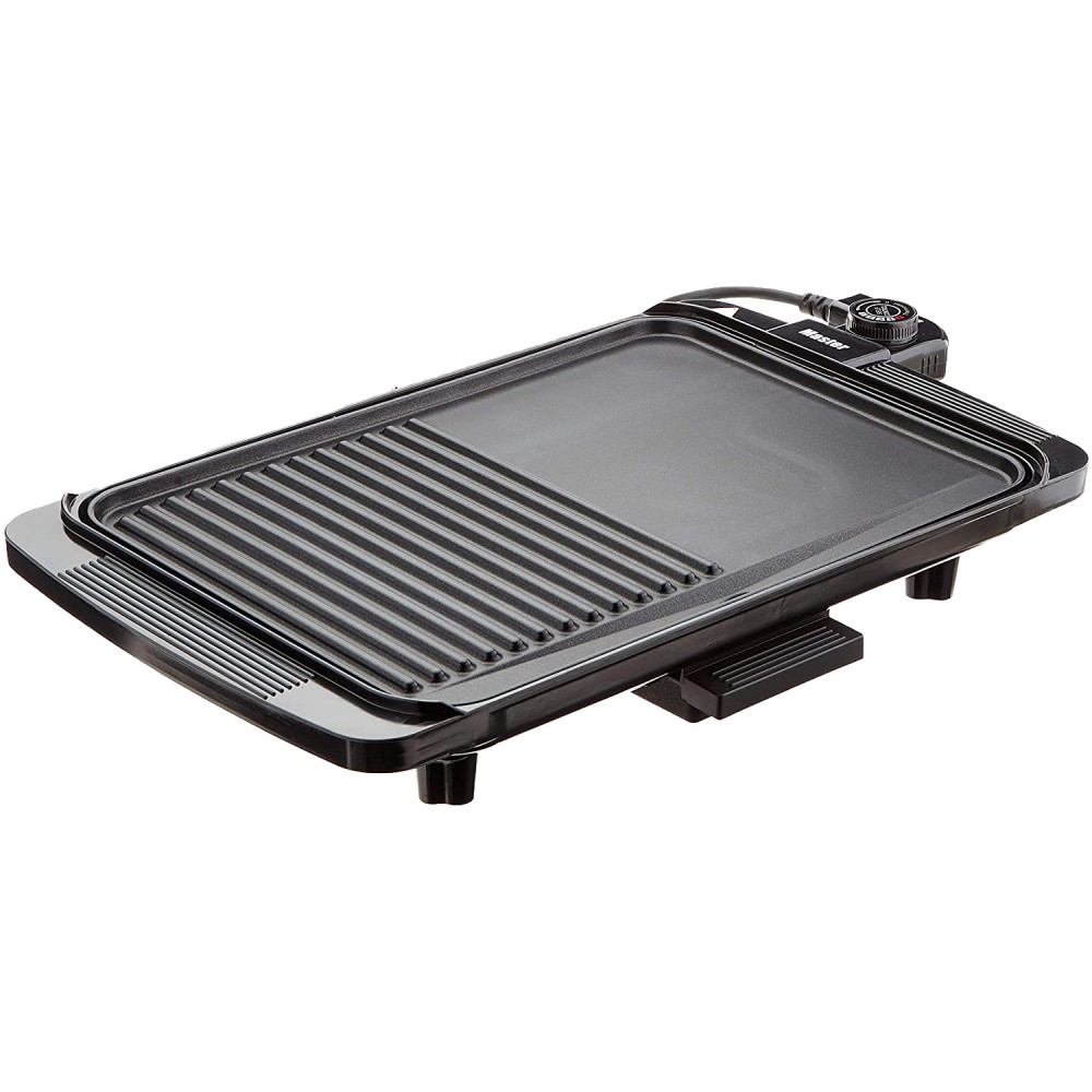 Master Grill elettrica EB1500 piastra 1500W anti-aderente removibile 50x30x8h cm