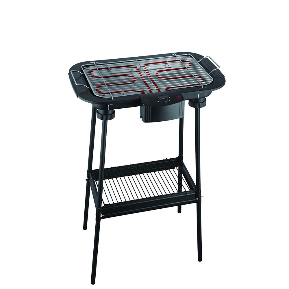 Barbecue Elettrico MASTER EB02S con Gambe 2000W Grill con Temperatura Regolabile