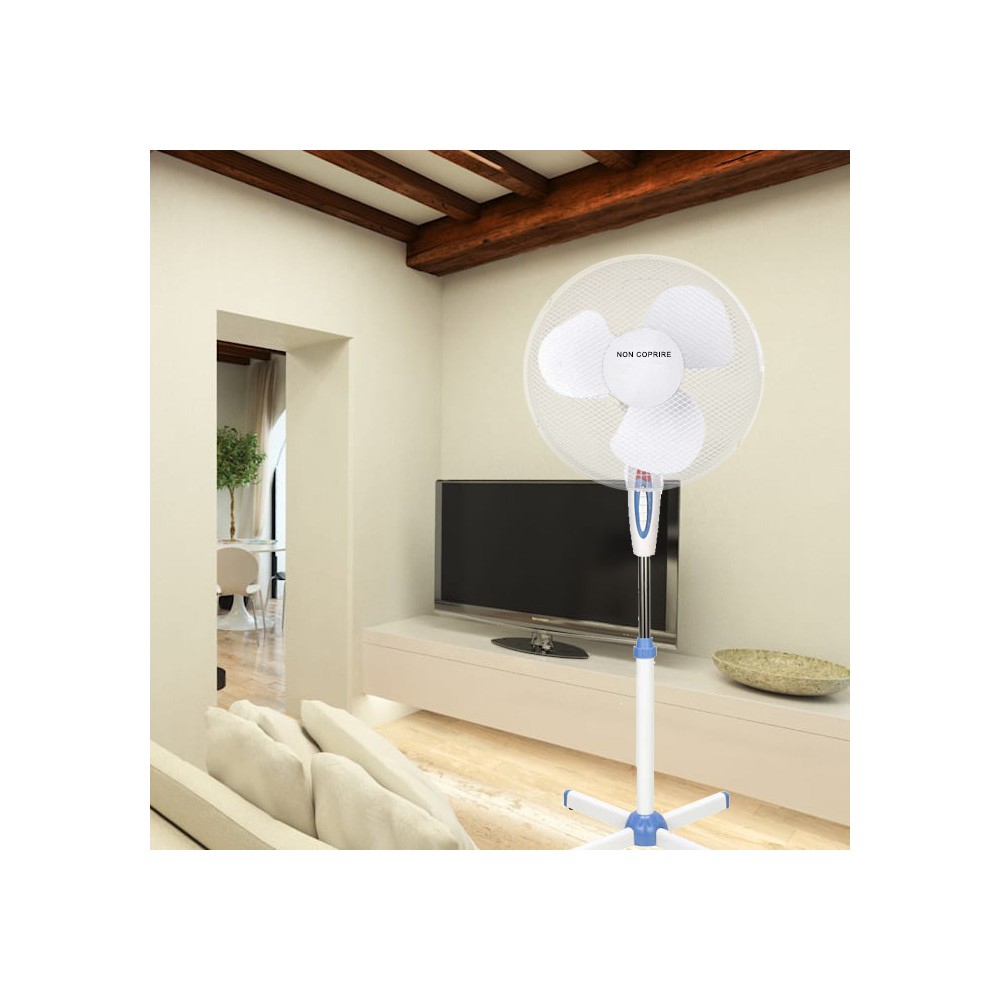 DGSUMMER Ventilatore piantana pala 40cm 3...