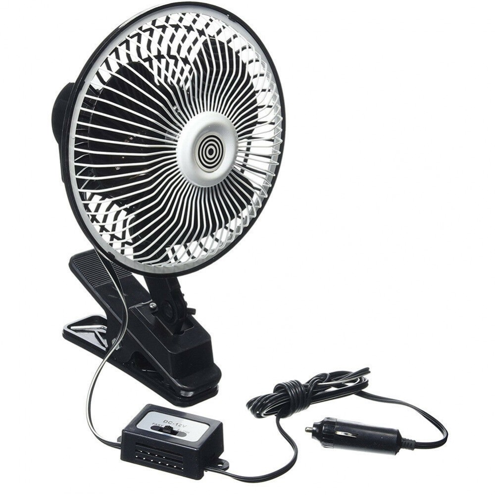 Ventilatore 12V con morsetto 2060659 a pinza per Camion 26 x 18 x 15 cm ALL RIDE