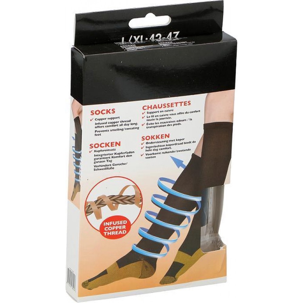 Calzini defaticanti con rame cotone 160207...